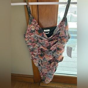 Flower body suit